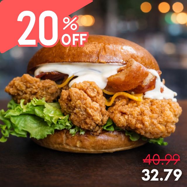 Crispy Burger 20%OFF