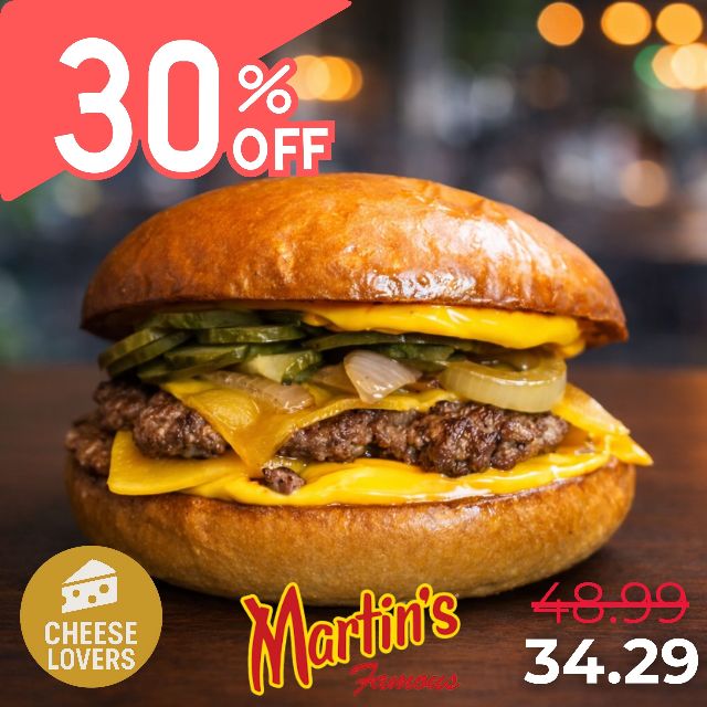 Double Cheesy Smash 30%OFF