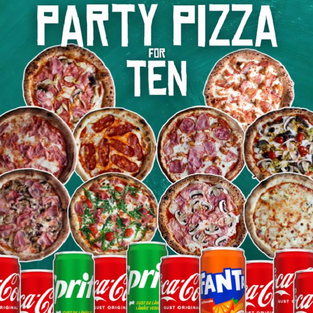 Party Pizza for Ten