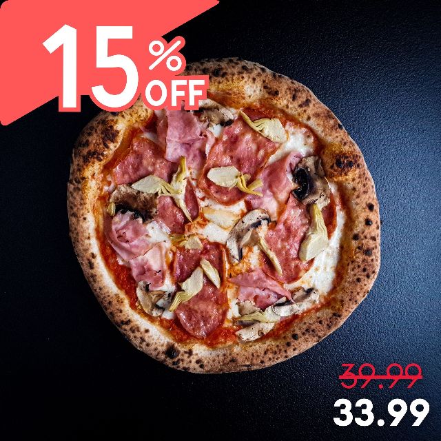 Pizza Quattro Stagioni 15%OFF